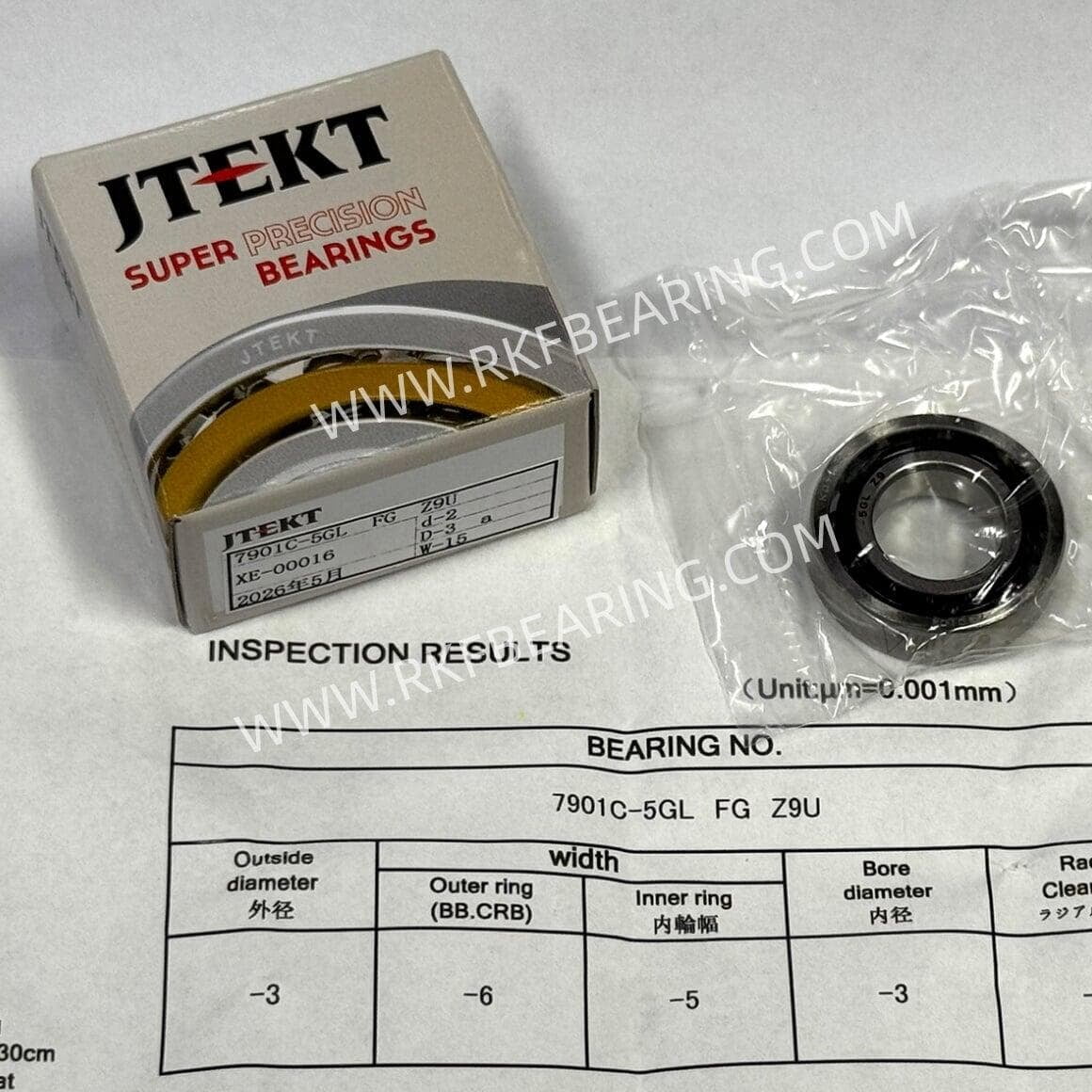7901C-5GL FG Z9U, JTEKT rolling bearing